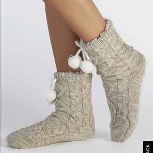 UGG fleece lined cozy socks